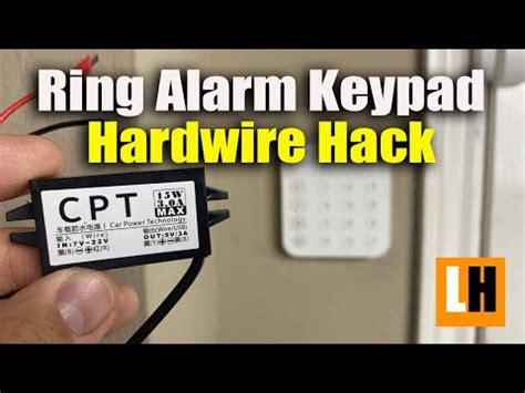 ‎How to hardwire Ring keypad without existing wiring/security 